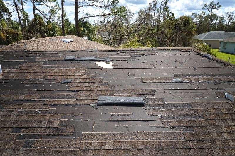 Damaged Roof After Storm